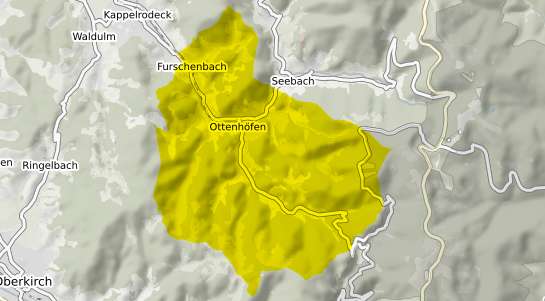Immobilienpreisekarte Ottenh&ouml;fen im Schwarzwald